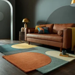 Abstrakt Teppich - Stracto Lozenge Bunt