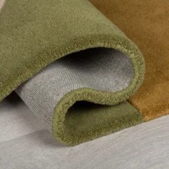 Abstrakt Teppich - Stracto Lozenge Grün Bunt