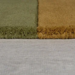 Abstrakt Teppich - Stracto Lozenge Grün Bunt