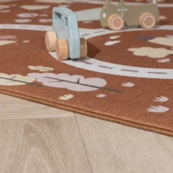 Auto Spielteppich - Rocky Ride Terracotta