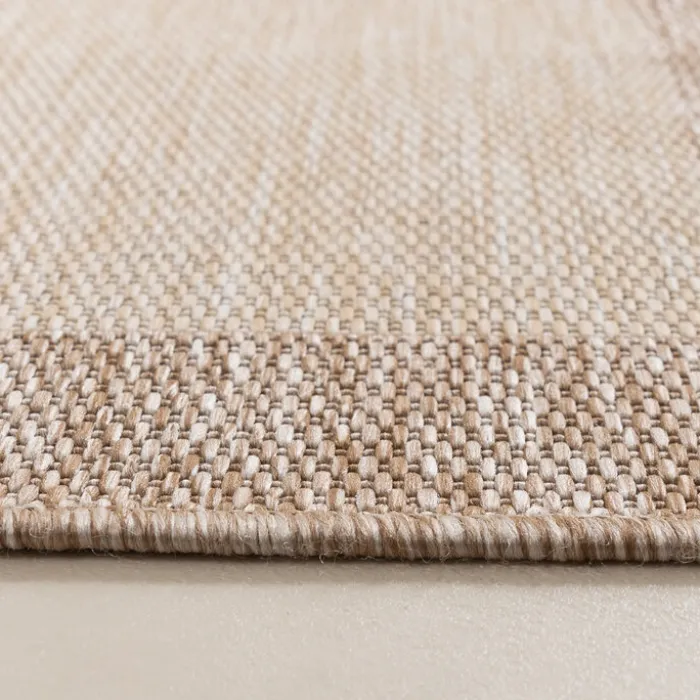 Balkonteppich - Sierra Border Creme Beige