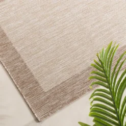 Balkonteppich - Sierra Border Creme Beige