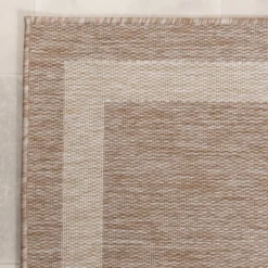 Balkonteppich - Sierra Border Beige Creme