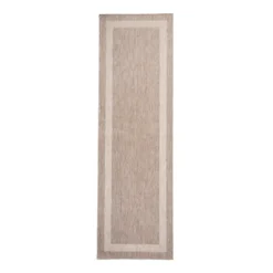 Balkonteppich - Sierra Border Beige Creme
