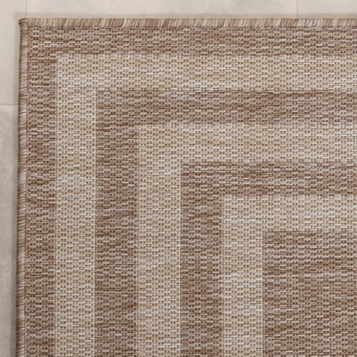 Balkonteppich - Sierra Frame Beige Creme