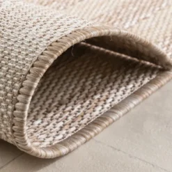 Balkonteppich - Sierra Frame Beige Creme
