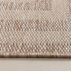 Balkonteppich - Sierra Frame Beige Creme