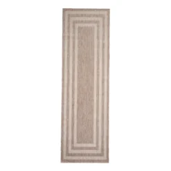 Balkonteppich - Sierra Frame Beige Creme