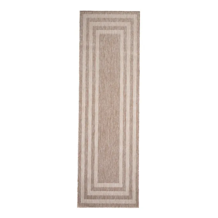Balkonteppich - Sierra Frame Beige Creme