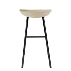 Barhocker Samt - Creme