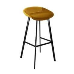 Barhocker Samt - Gold