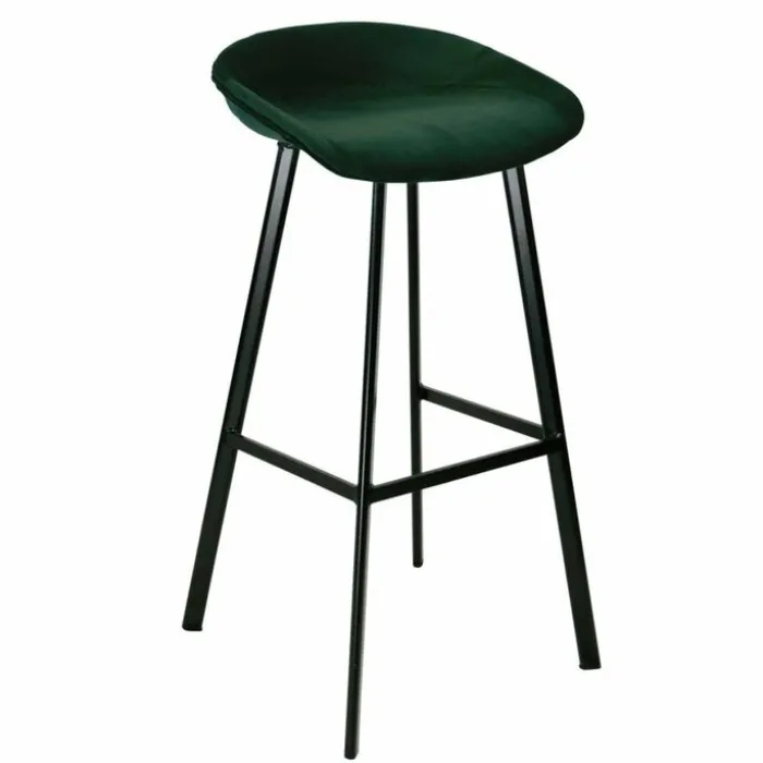 Barhocker Samt - Grün