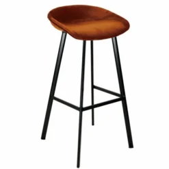 Barhocker Samt - Orange