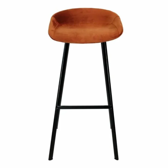 Barhocker Samt - Orange