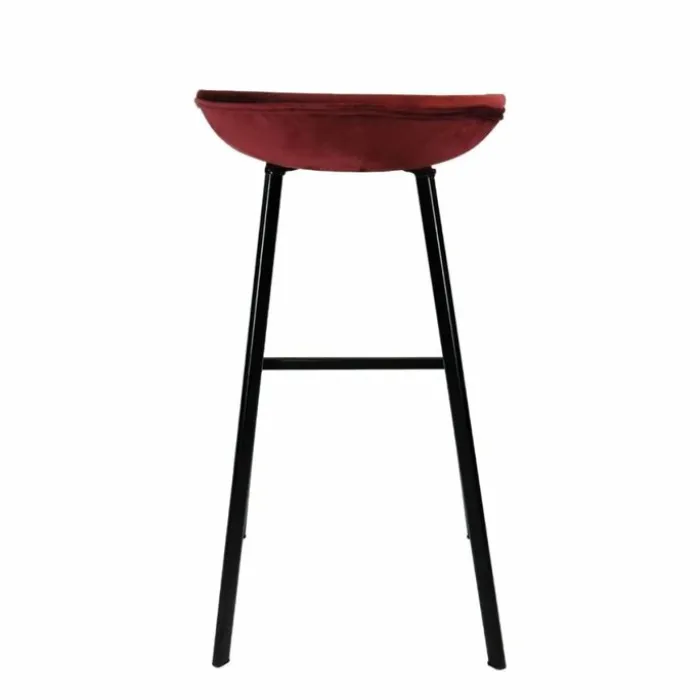 Barhocker Samt - Rot