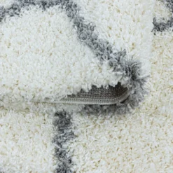 Berberteppich - Agadir Circle Creme Grau