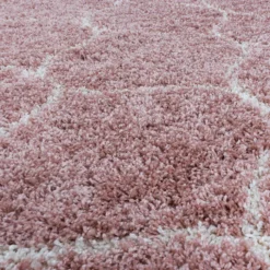 Berberteppich - Agadir Circle Rosa Creme