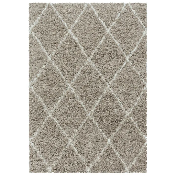 Berberteppich - Agadir Lines Beige Creme