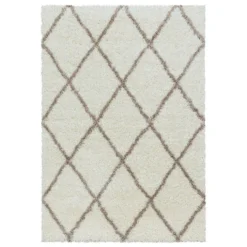 Berberteppich - Agadir Lines Creme Beige