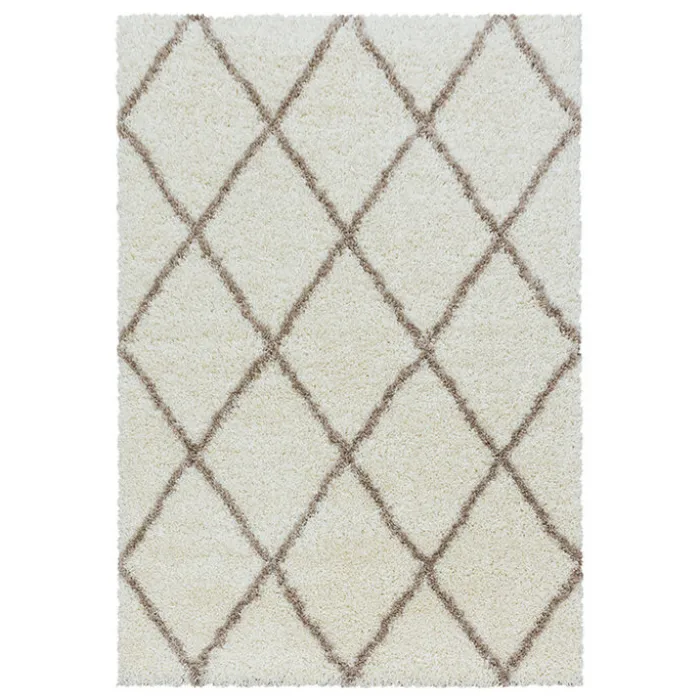 Berberteppich - Agadir Lines Creme Beige