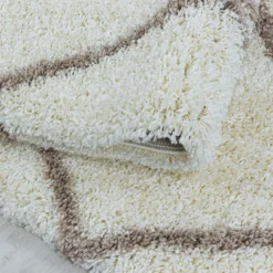 Berberteppich - Agadir Lines Creme Beige