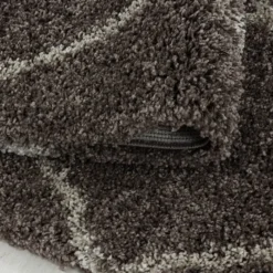 Berberteppich - Agadir Lines Taupe Creme