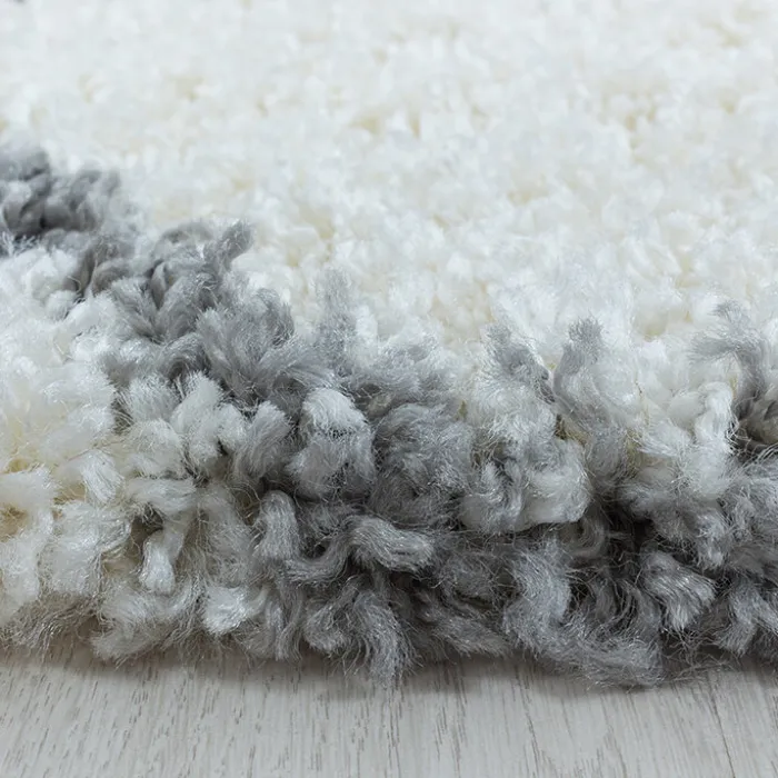 Berberteppich Rund - Agadir Circle Creme Grau