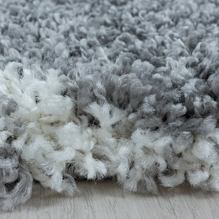 Berberteppich Rund - Agadir Circle Grau Creme