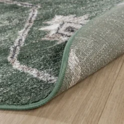 Berberteppich Rund - Blend Aztec Grün