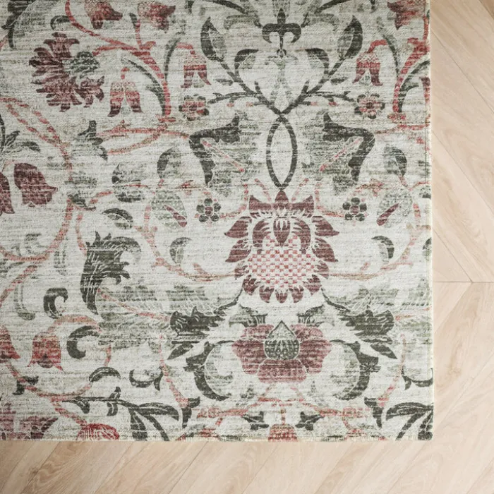 Blumen Teppich - Rosie Beige