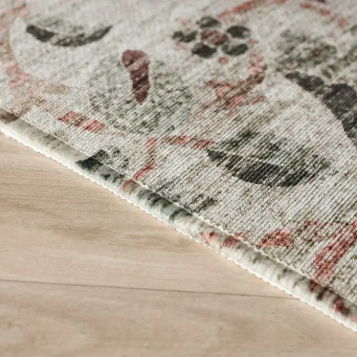 Blumen Teppich - Rosie Beige
