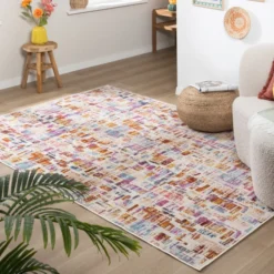 Boho Teppich - Joya Tiles Bunt