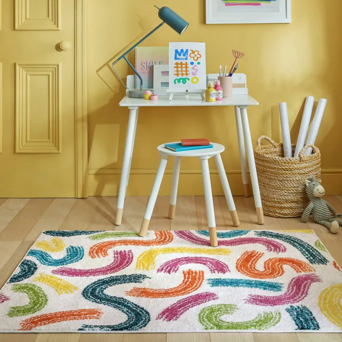 Bunter Kinderteppich - Radiso Doodle Multicolor - 80x120cm