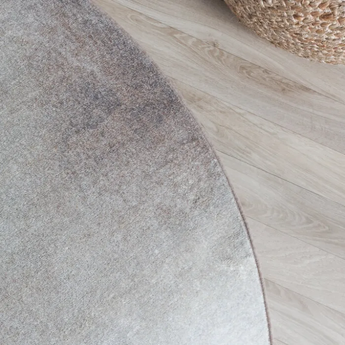 Designer Teppich Rund - Lunara Taupe