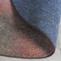 Designer Teppich Rund - Lunara Rot
