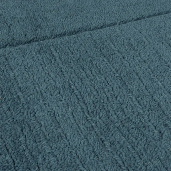 Einfarbiger Teppich - Tuscano Blau