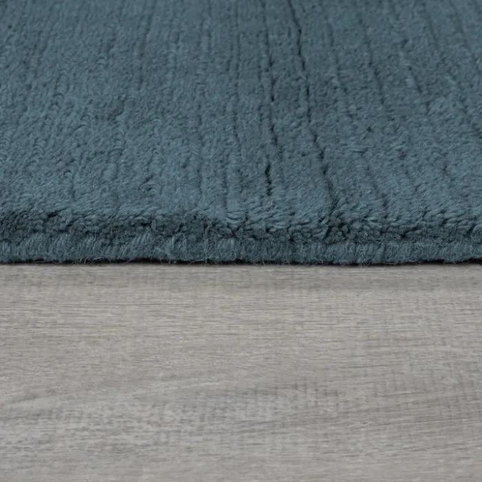 Einfarbiger Teppich - Tuscano Blau