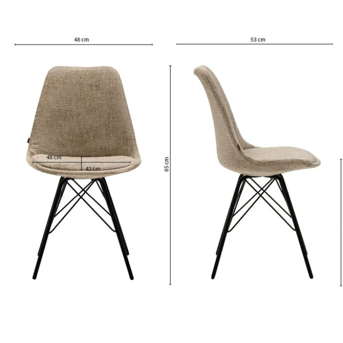 Esszimmerstuhl - Bren Beige