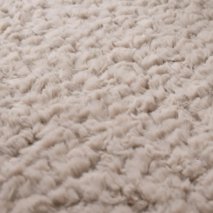 Flauschiger Teppich - Bobby Creme