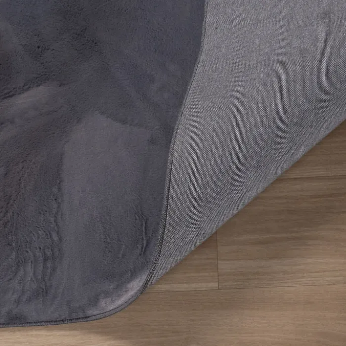 Flauschiger Teppich - Cozy Anthrazit