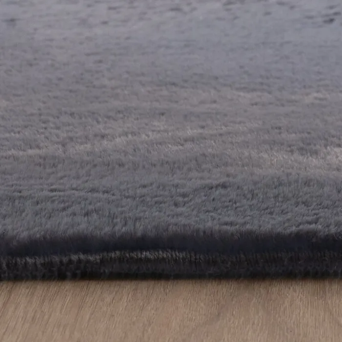 Flauschiger Teppich - Cozy Anthrazit