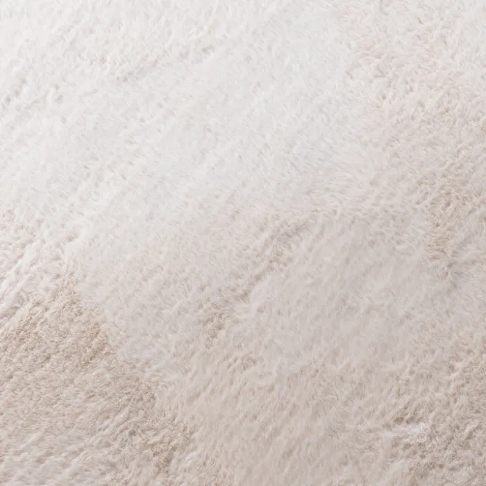 Flauschiger Teppich - Cozy Creme