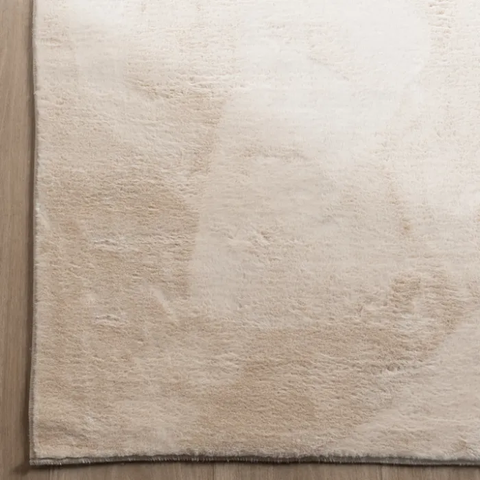 Flauschiger Teppich - Cozy Creme