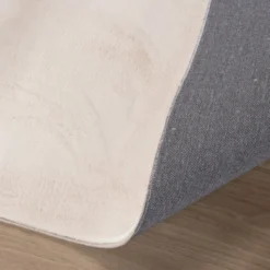 Flauschiger Teppich - Cozy Creme