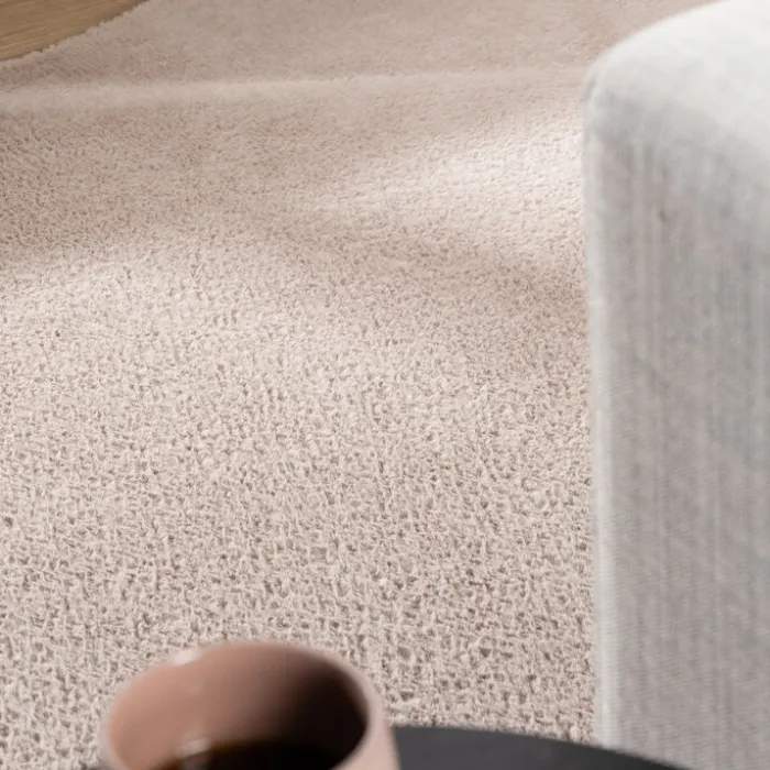 Flauschiger Teppich - Cozy Pebble Taupe