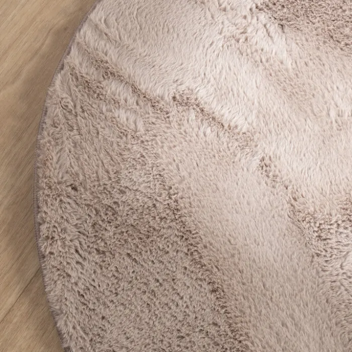Flauschiger Teppich - Cozy Pebble Taupe
