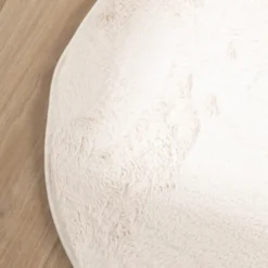 Flauschiger Teppich - Cozy Ripple Creme