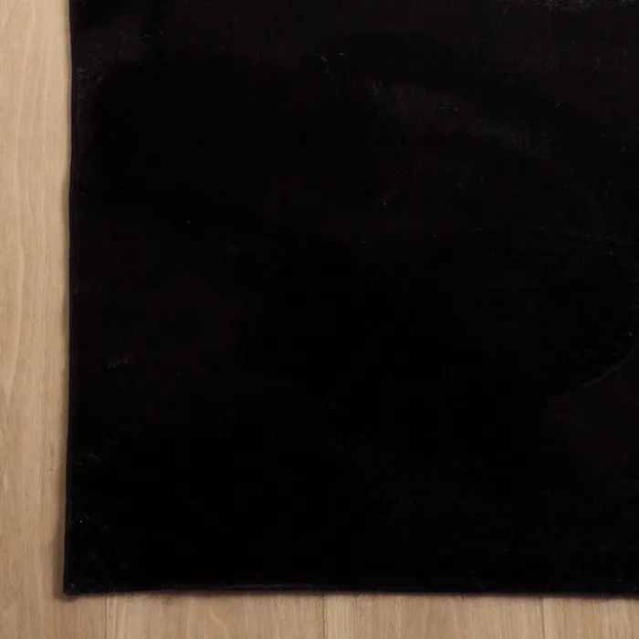 Flauschiger Teppich - Cozy Schwarz