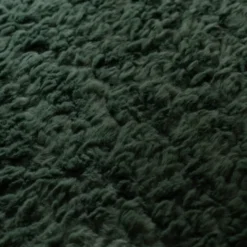 Flauschiger Teppich Rund - Bobby Grün