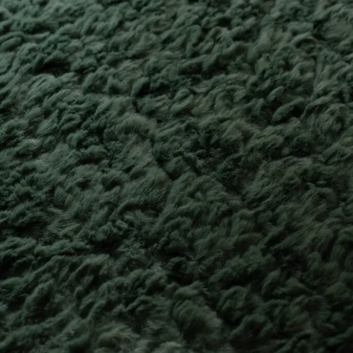 Flauschiger Teppich Rund - Bobby Grün